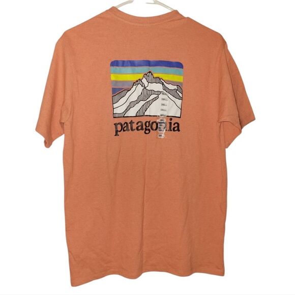 Patagonia Line Logo Ridge Pocket RESPONSIBILI-TEE  Men’s S NWT - Picture 1 of 5